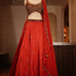 Rust Lehenga Set