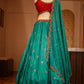 Turquoise Blue Lehenga Set