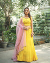 Yellow Lehenga Set